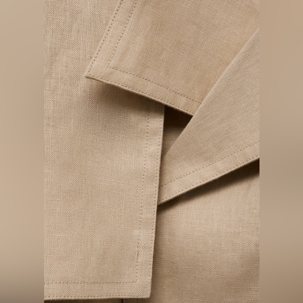 NWT Mango Linen Jacket with Belt - XS - Picture 7 of 10